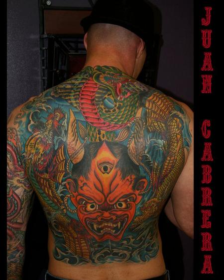 Juan Cabrera - Japanese inspired back piece 