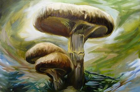 Tattoos - Mushrooms Painting - 60335