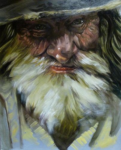 Damon Conklin - Old Man Painting