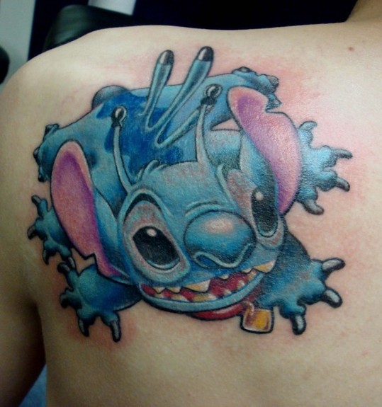 Jessica V - Lilo & Stitch Tattoo