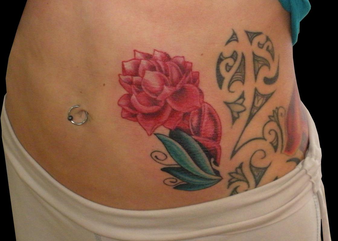 maui atomic tattoo tattoos flower red ginger flower maui atomic tattoo tattoos flower red ginger flower