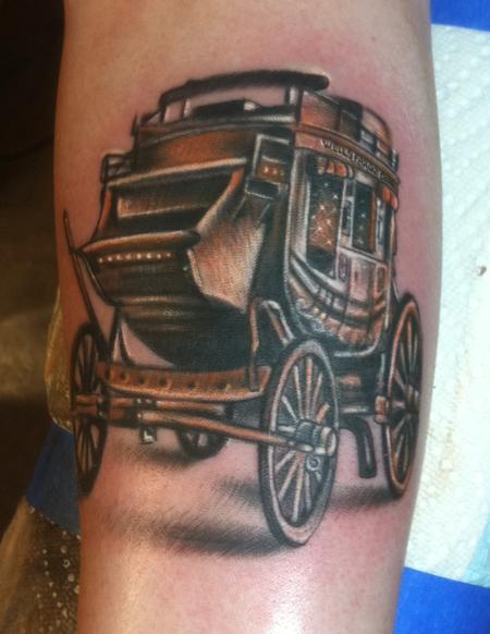 Tattoos - wells fargo carrage by johnny smith - 68412