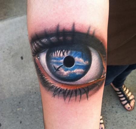 Tattoos - eye on forearm - 79120