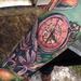 pocket watch and lemon blossoms Tattoo Design Thumbnail