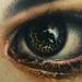 realistic eye on shoulder blade Tattoo Thumbnail