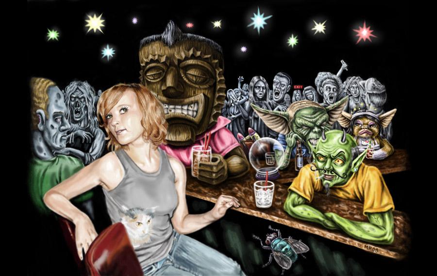 Tattoos - Bar Fly - 56530