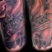 tattoo galleries/ - Black and gray custom Goth Girl Pinup - 53280