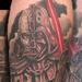 tattoo galleries/ - custom battle damaged Darth Vader - 63219