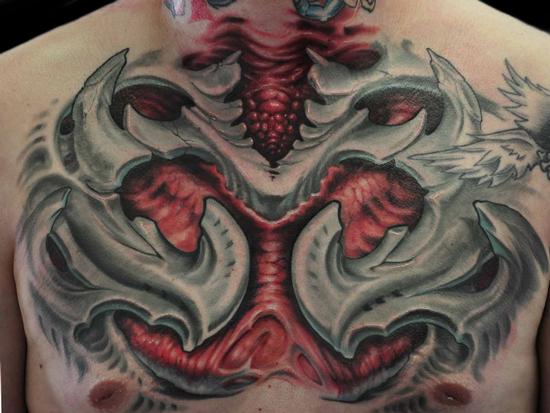 Tattoos - Sean Sullivan - Tom's chest