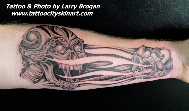 Larry Brogan - Carved Skully Dude
