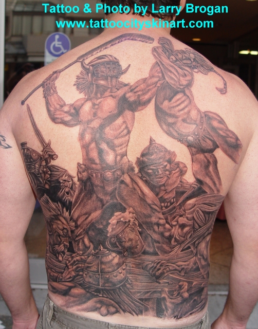 Larry Brogan - Marathon Back Piece in Vancouver