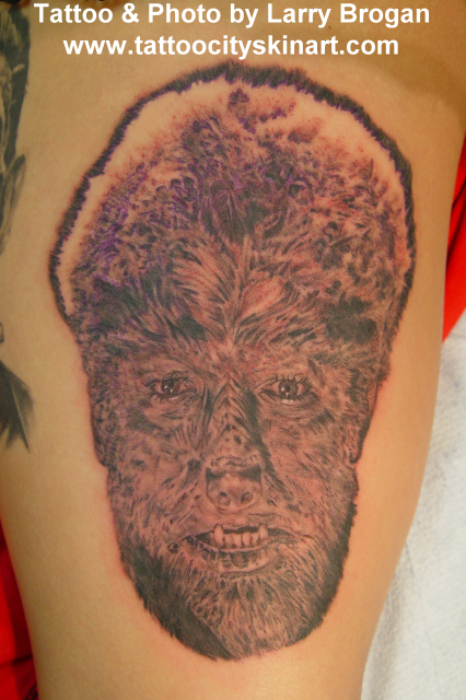 Tattoos Severed Head Lon Chaney Jr Wolfman Now viewing image 58 of 78