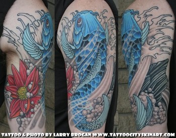 Larry Brogan - Blue Koi Fish