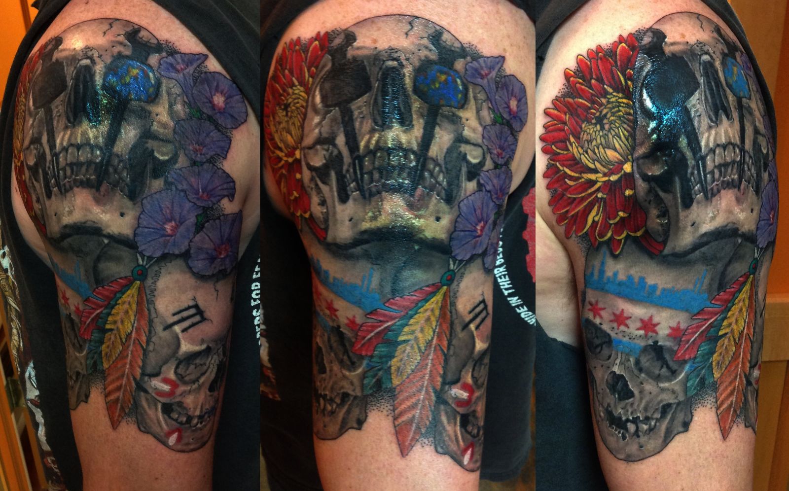 Blackhawks skull store