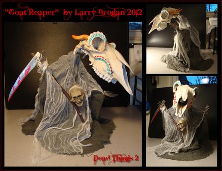 Larry Brogan - Goat Reaper for Dead Things 2 Art Show 2012