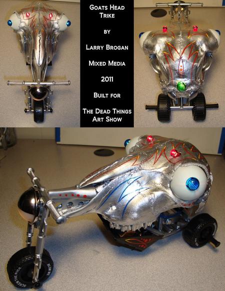 Tattoos - Goats Head Trike by Larry Brogan - 70824