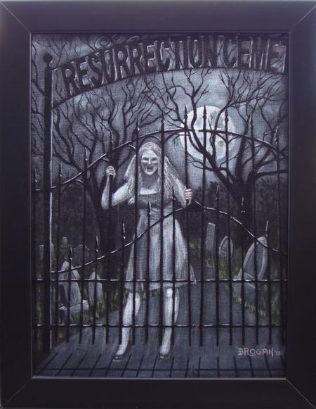 Tattoos - Resurrection Mary Ghost painting by Larry Brogan - 70833