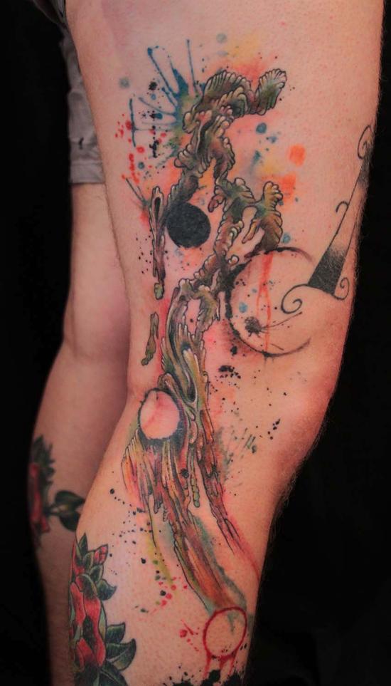 Gene Coffey - Abstract Painting Tattoo 2