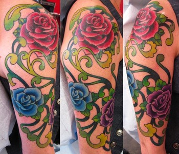 Tattoos - Gene Coffey - Flower Tattoo