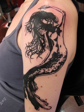 Gene Coffey Mermaid Tattoo