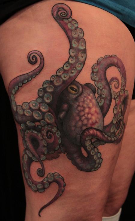 Gene Coffey Octopus Tattoo