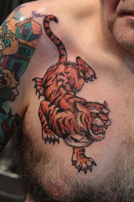 Gene Coffey Tiger Tattoo