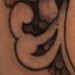 Tattoos - Black and Grey Flower Design - 52019