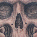 tattoo galleries/ - Skull, Revolver and Roses Chestpiece - 59841