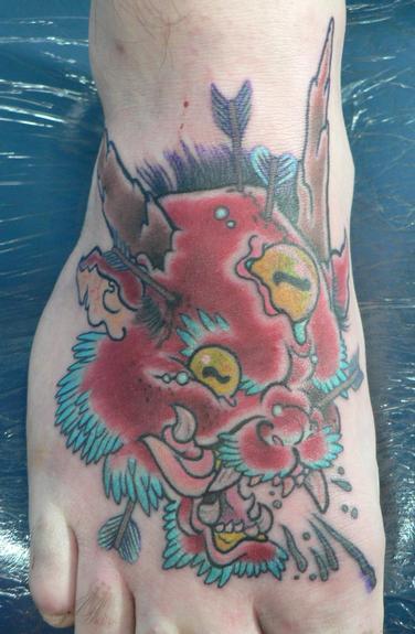 Tattoos - Oni Head Tattoo - 53269