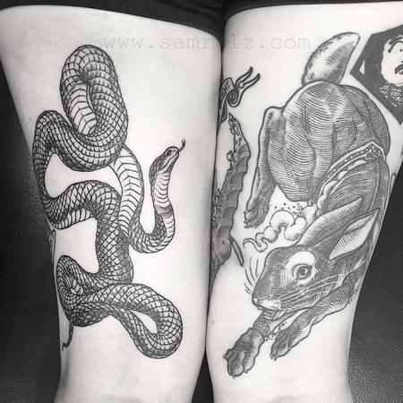 Tattoos - Rabbit and Cobra - 113686