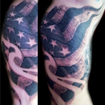 American Flag Tattoos on Looking For Unique Traditional American Tattoos Tattoos  Flag
