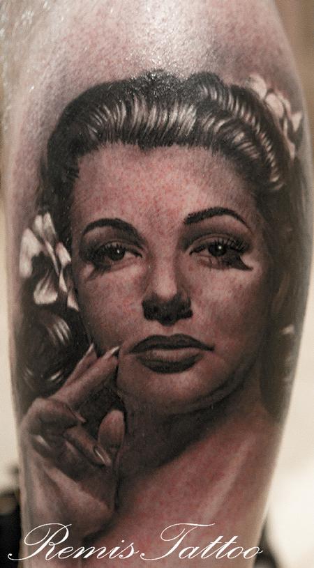 Tattoos - Ann Sheridan Portrait  - 55712