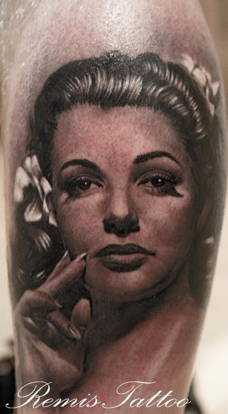 Remis Tattoo - Ann Sheridan Portrait 