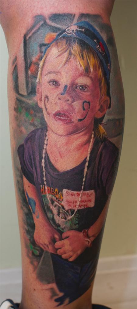 Remis Tattoo - Color child portrait