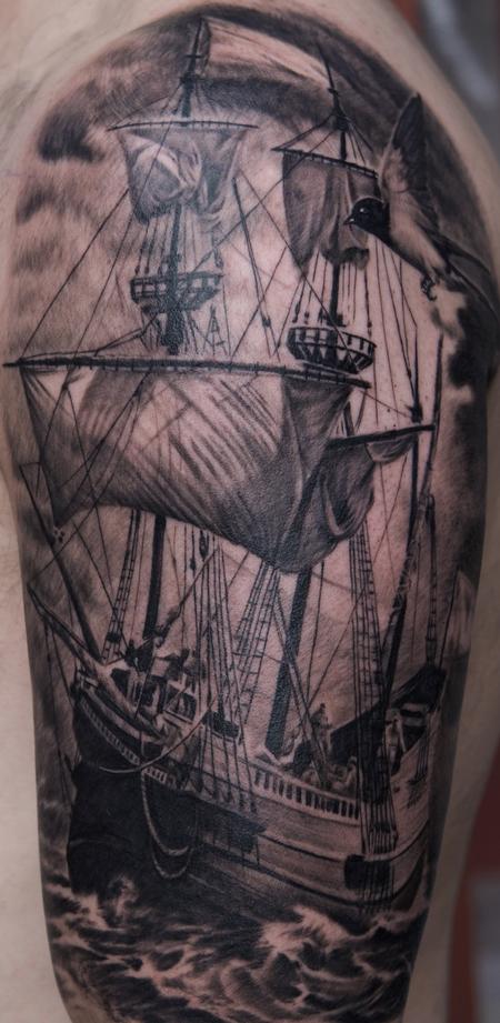 Remis Tattoo - Ship Tattoo