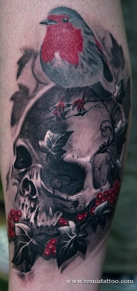 Tattoos - Bird and Skull - 51147