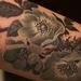 Black and Grey flowers tattoo Tattoo Thumbnail