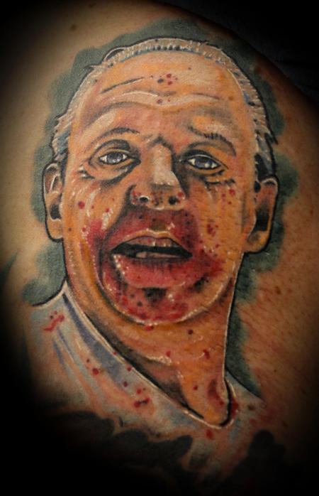 Tattoos - Hannibal Lecter Color Portrait - 60750