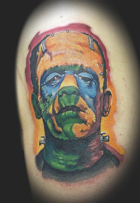 Tattoos - Basil Gogos Frankenstein Portrait - 62860