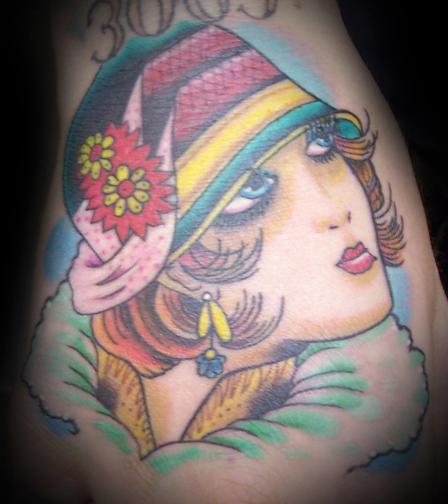 Tattoos - Traditional Style Woman - 60744