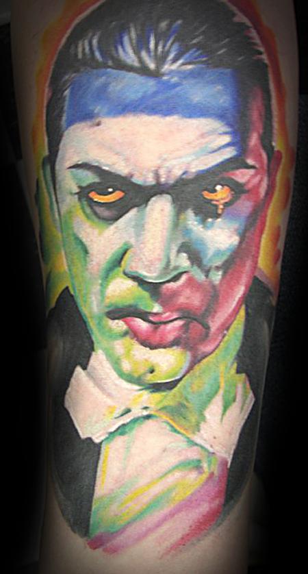 Tattoos - Dracula Color Portrait - 60746