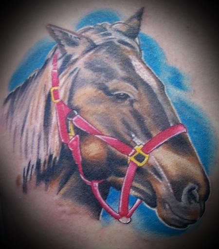 Tattoos - Color Horse Portrait - 60751