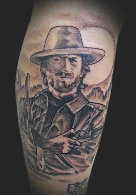 Tattoos - Clint Eastwood Portrait - 60813