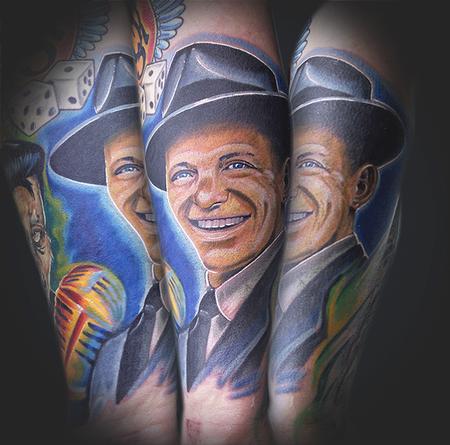 Tattoos - Frank Sinatra Color Portrait - 60995