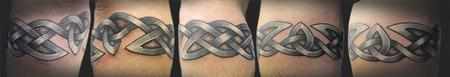 Tattoos - Monochromatic Celtic Armband - 60754