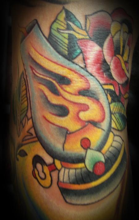 Tattoos - Traditional Style Lantern - 60758