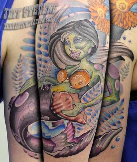 Tattoos - mermaid Girls - 75470