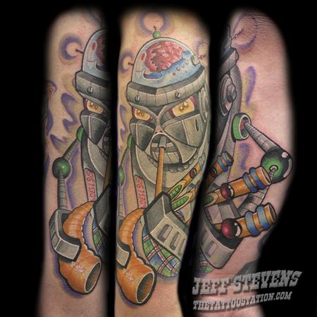 Tattoos - Robot bagpiper - 71513