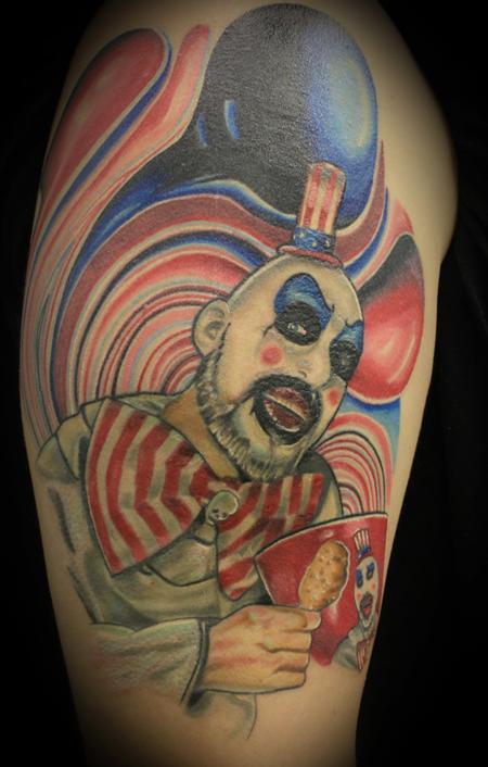 Tattoos - Captain Spaulding Color Portrait - 60773