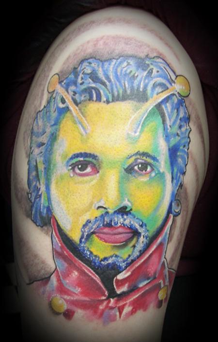 Tattoos - Wayne Coyne Color Portrait - 60775